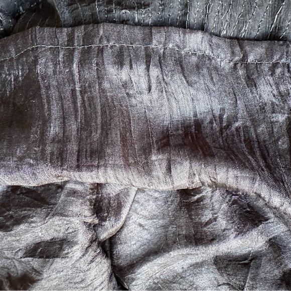 Vintage Cache (Gold tag) fully beaded & sequins black & white gown Size Medium - Picture 6 of 8